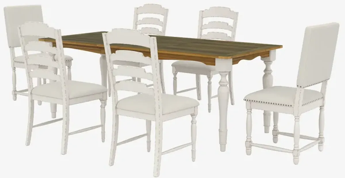 Merax Vintage Traditional Wood Dining Set