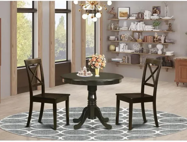 3 Pc Kitchen Table set- Table plus 2 Dining Chairs