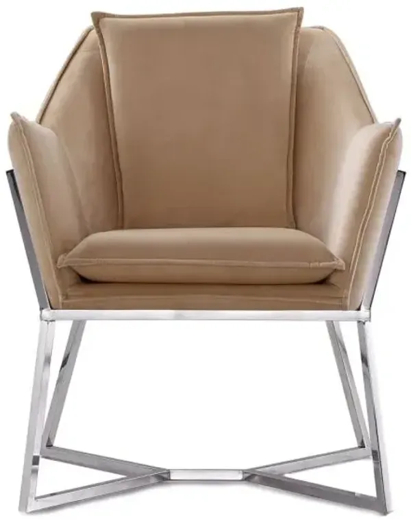 Origami Brown Accent Chair