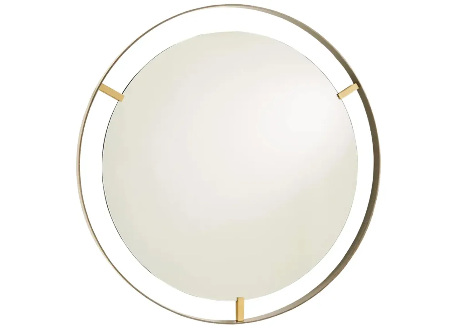 Floating Mirror- Brass