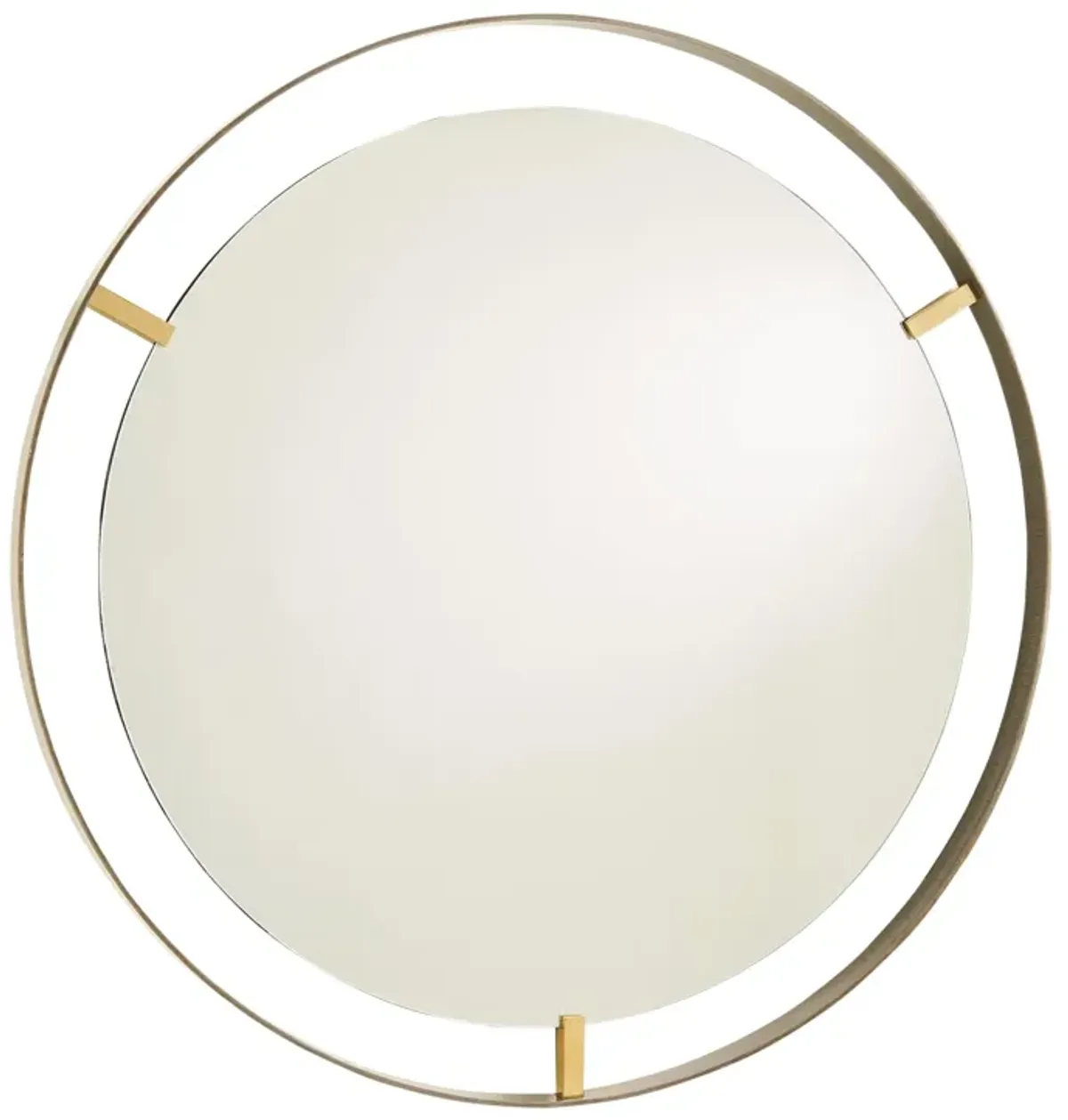 Floating Mirror- Brass