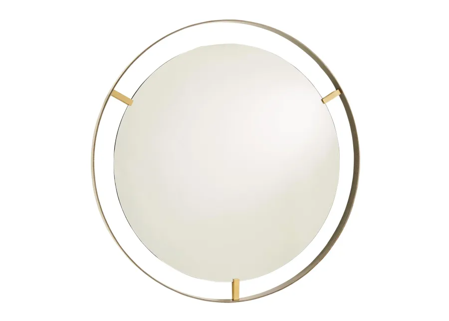 Floating Mirror- Brass