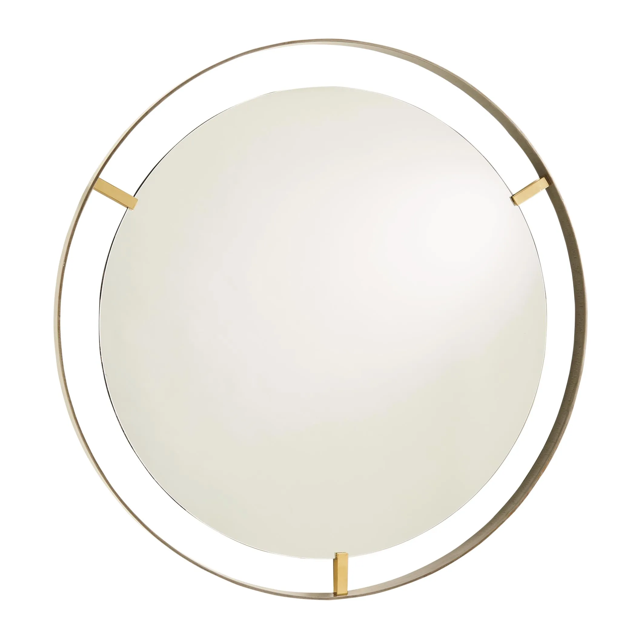 Floating Mirror- Brass