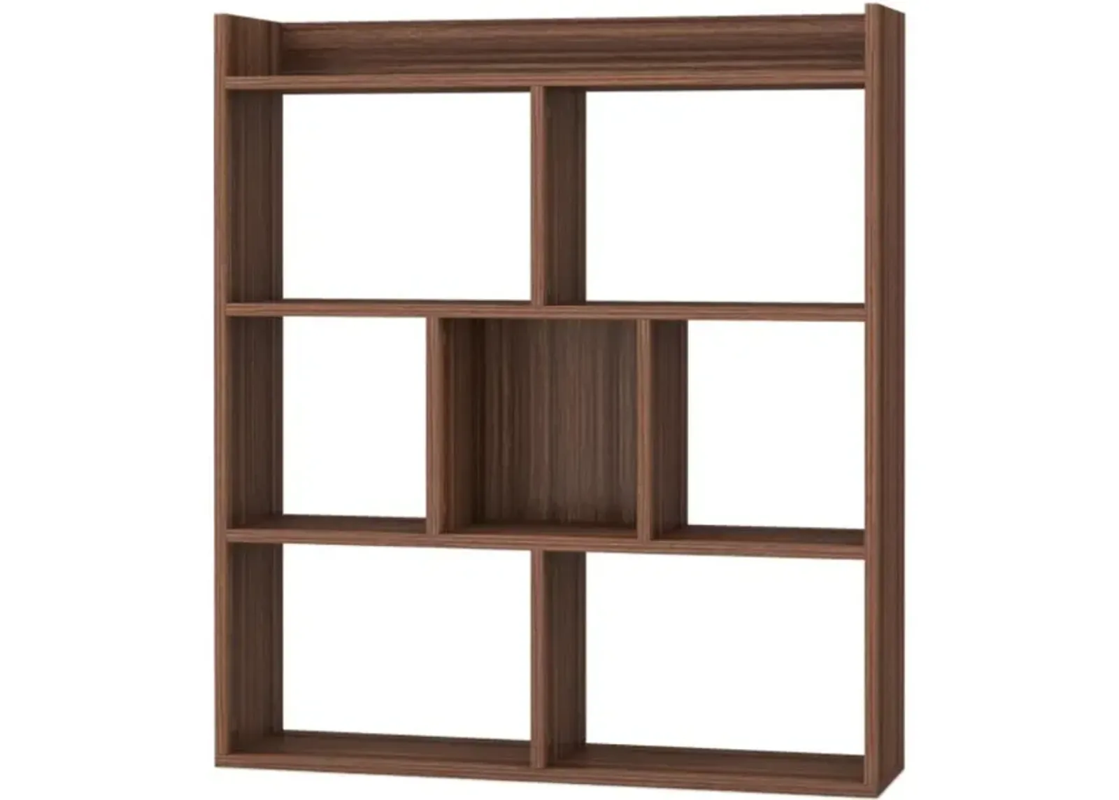 Hivvago 7 Cubes Open-back Bookshelf with Anti-Toppling Devices