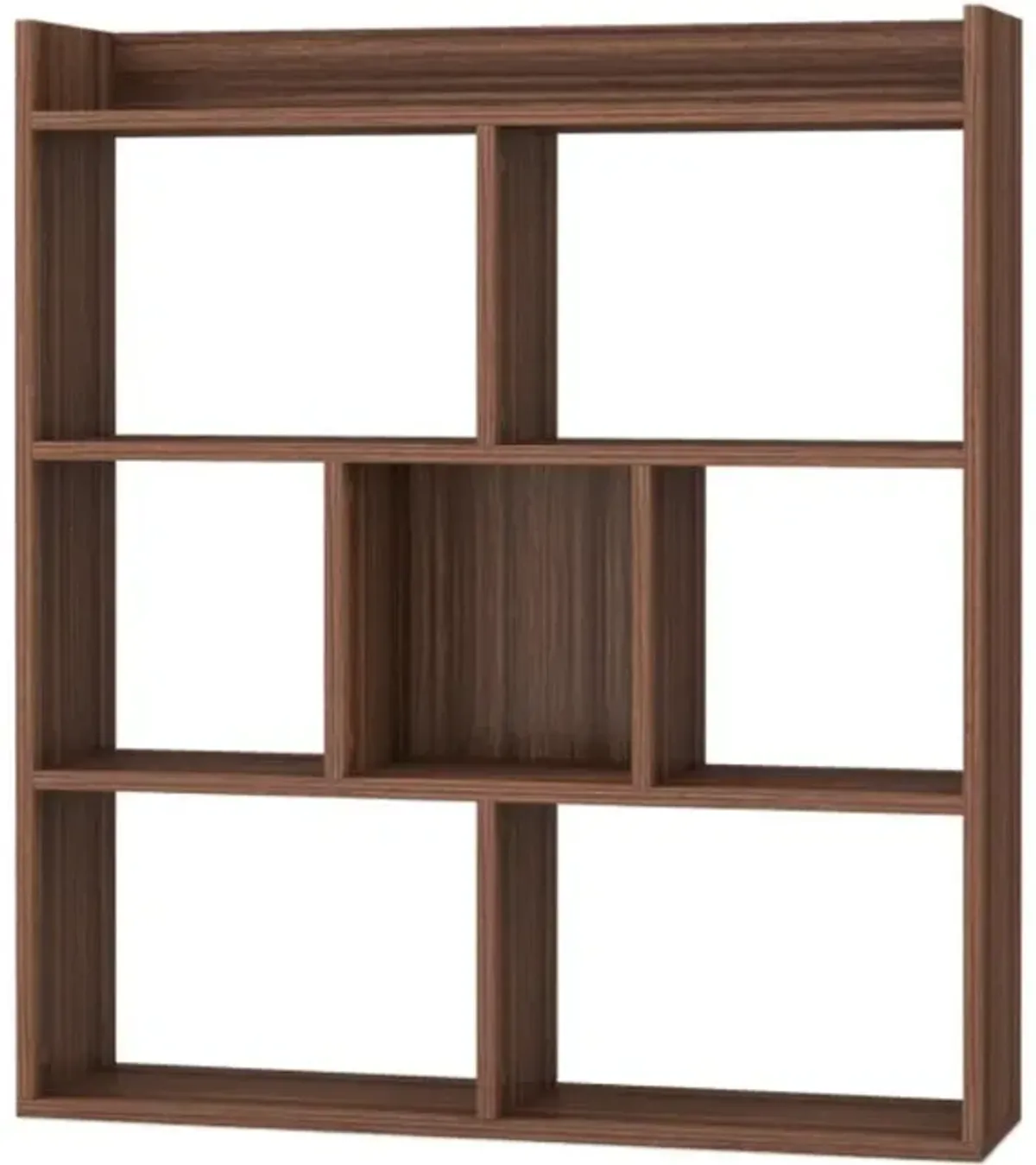 Hivvago 7 Cubes Open-back Bookshelf with Anti-Toppling Devices