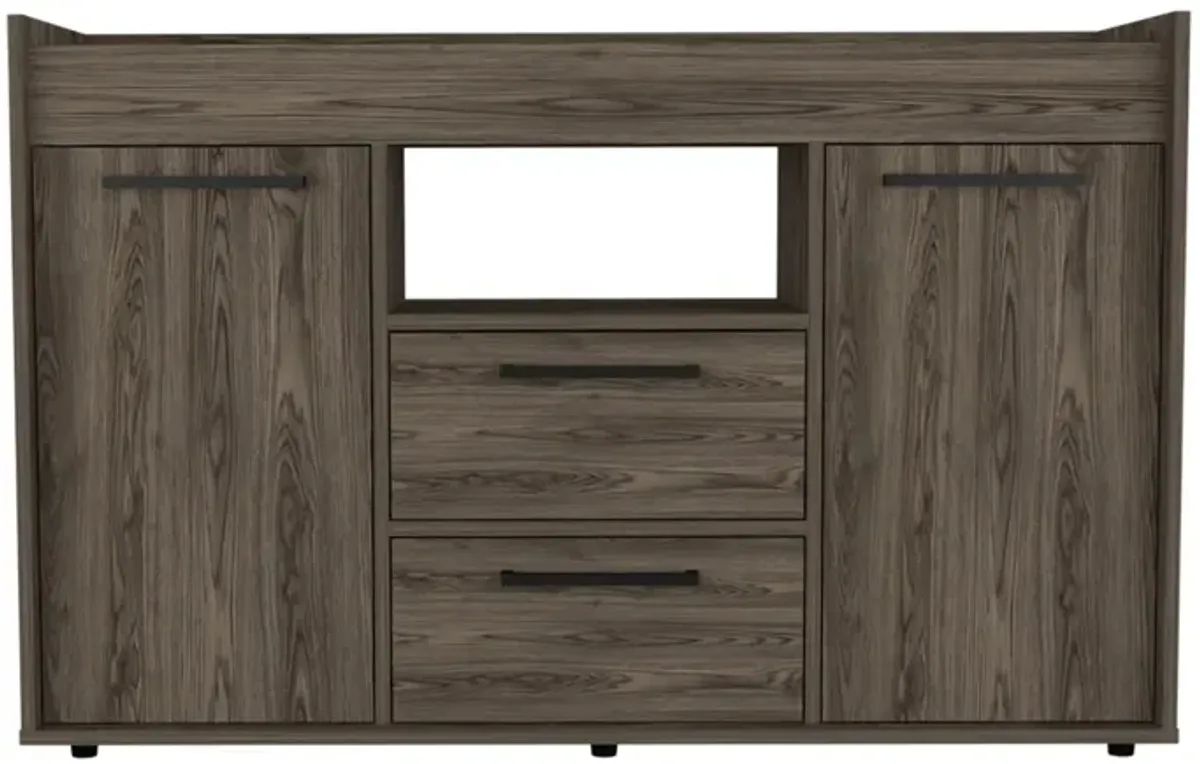 Capella 2-Drawer Sideboard Dark Walnut