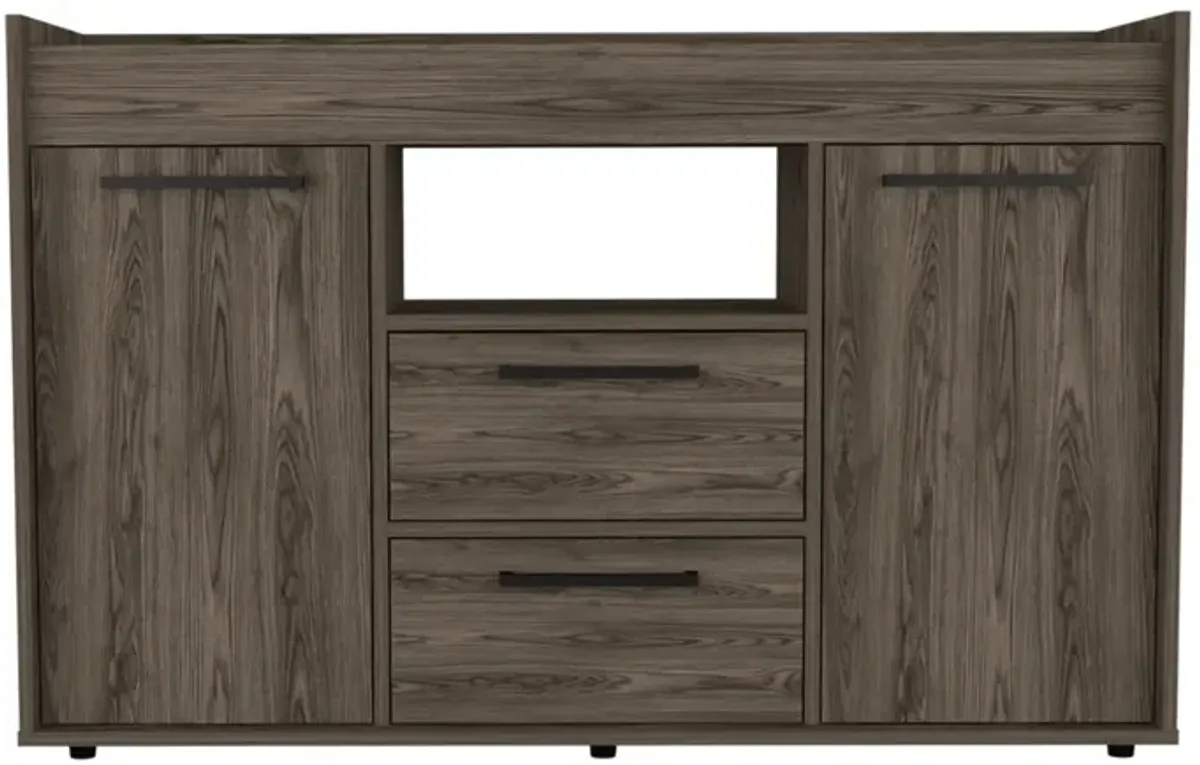 Capella 2-Drawer Sideboard Dark Walnut