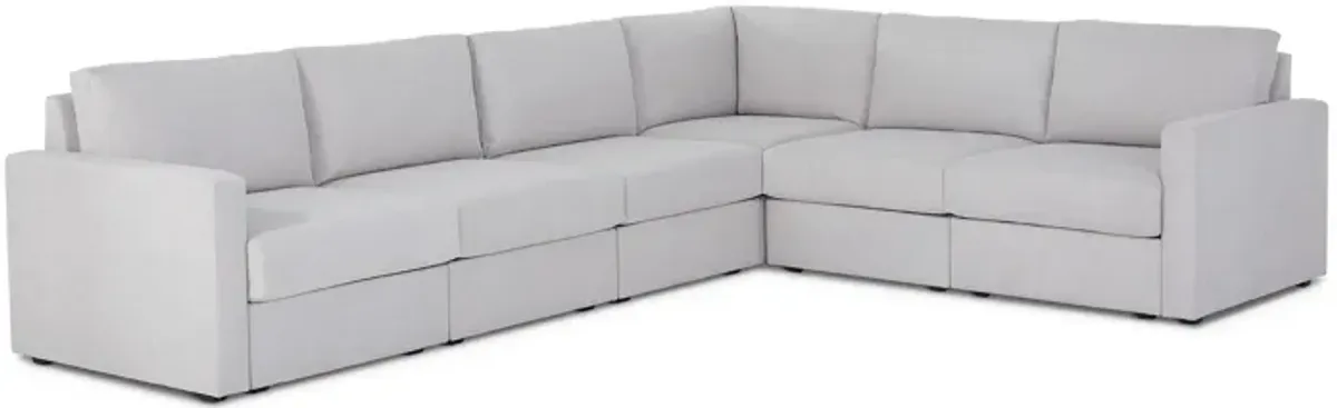 Flex Frost 6-Seat Sectional with Standard Arm
