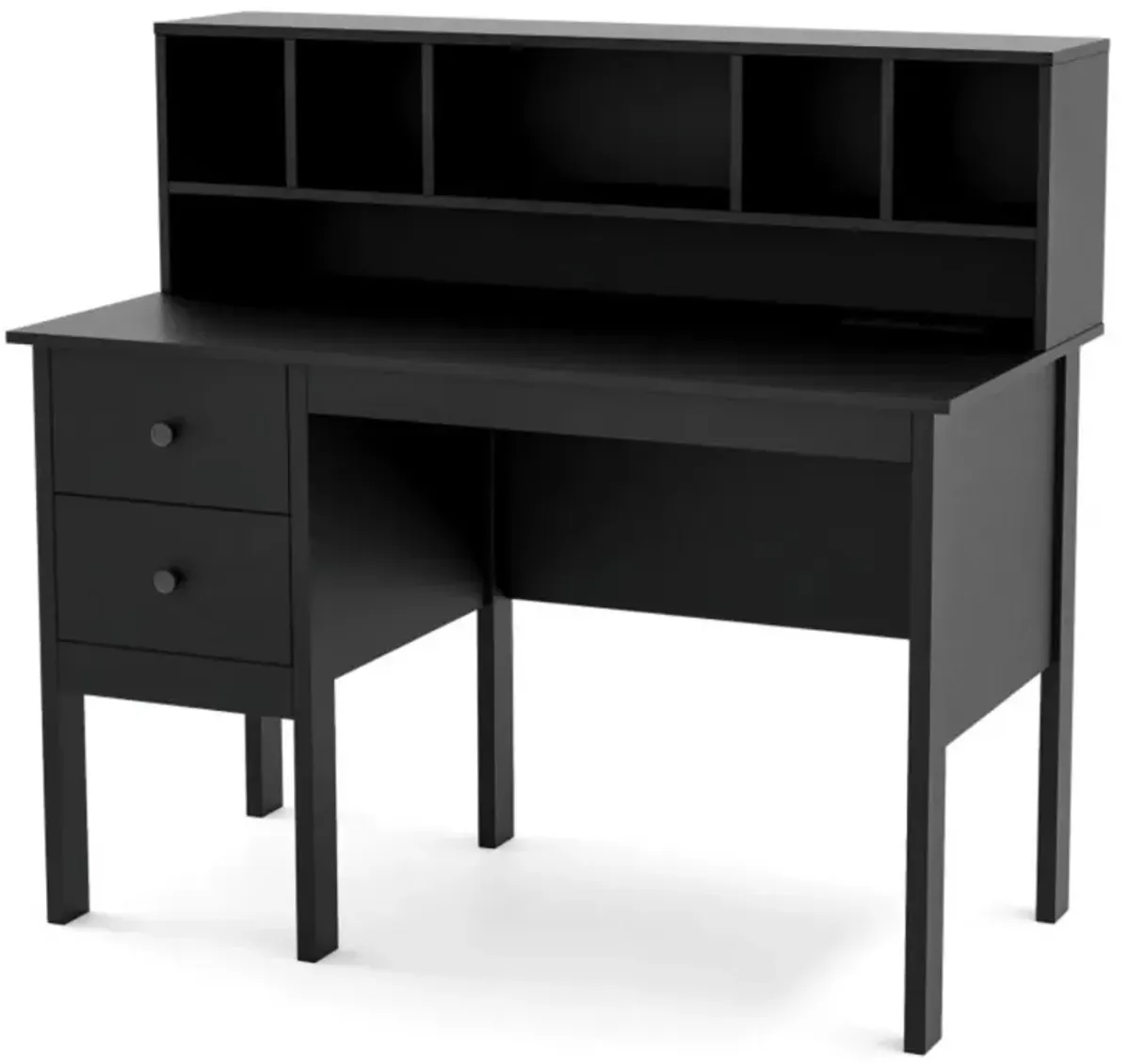 48 Inch Computer Desk with Drawers Power Outlets