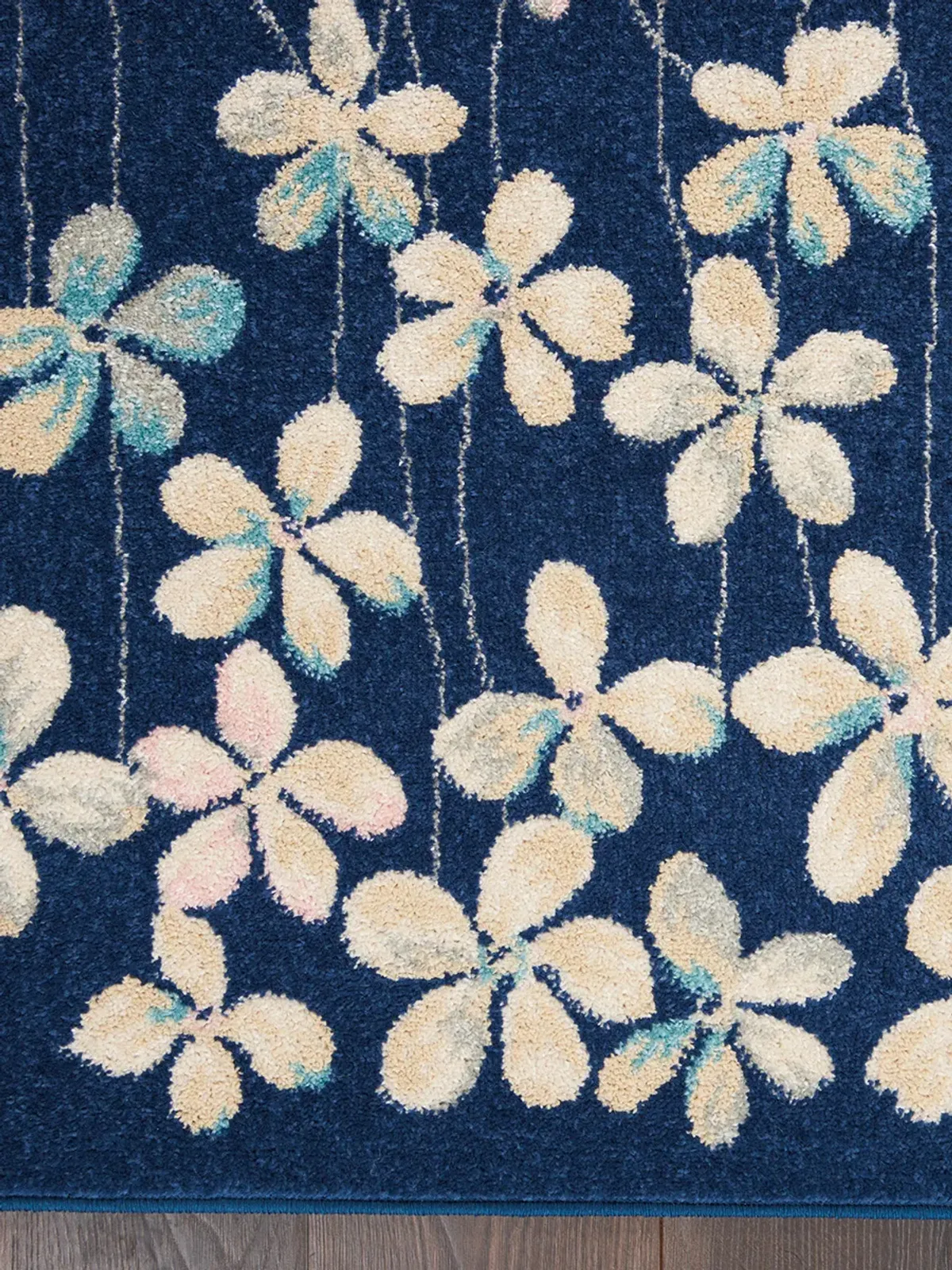 Tranquil TRA04 Navy 2' X 4' Rug