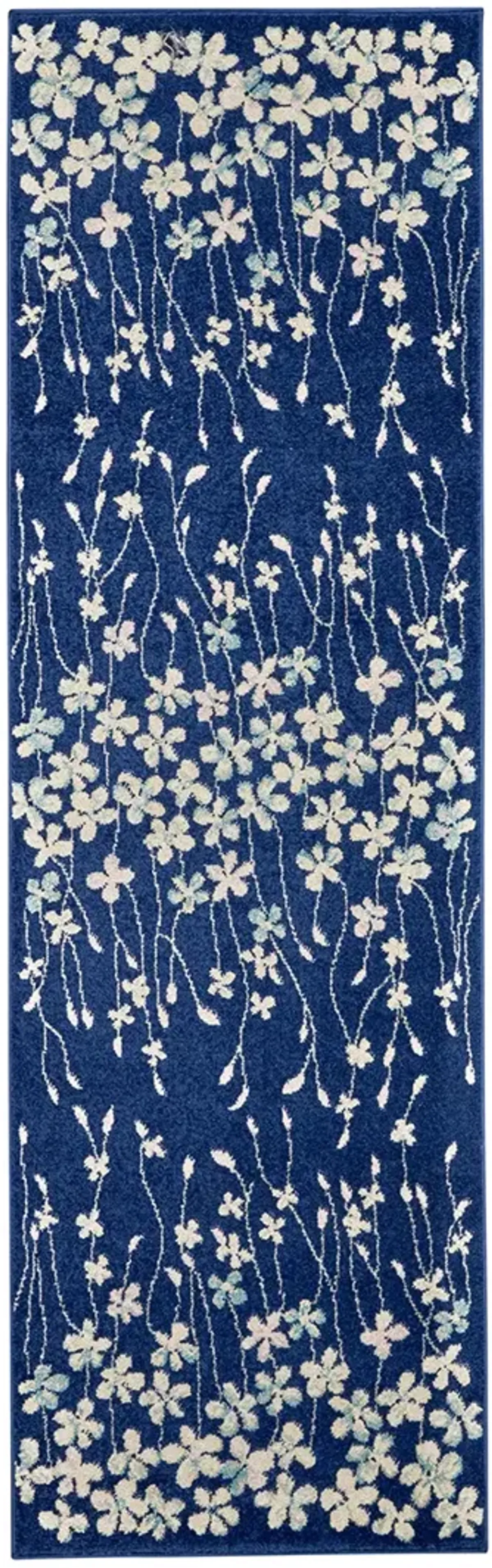 Tranquil TRA04 Navy 2' X 4' Rug