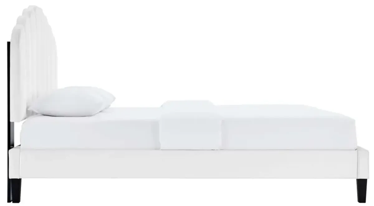 Modway - Daisy Performance Velvet Queen Platform Bed