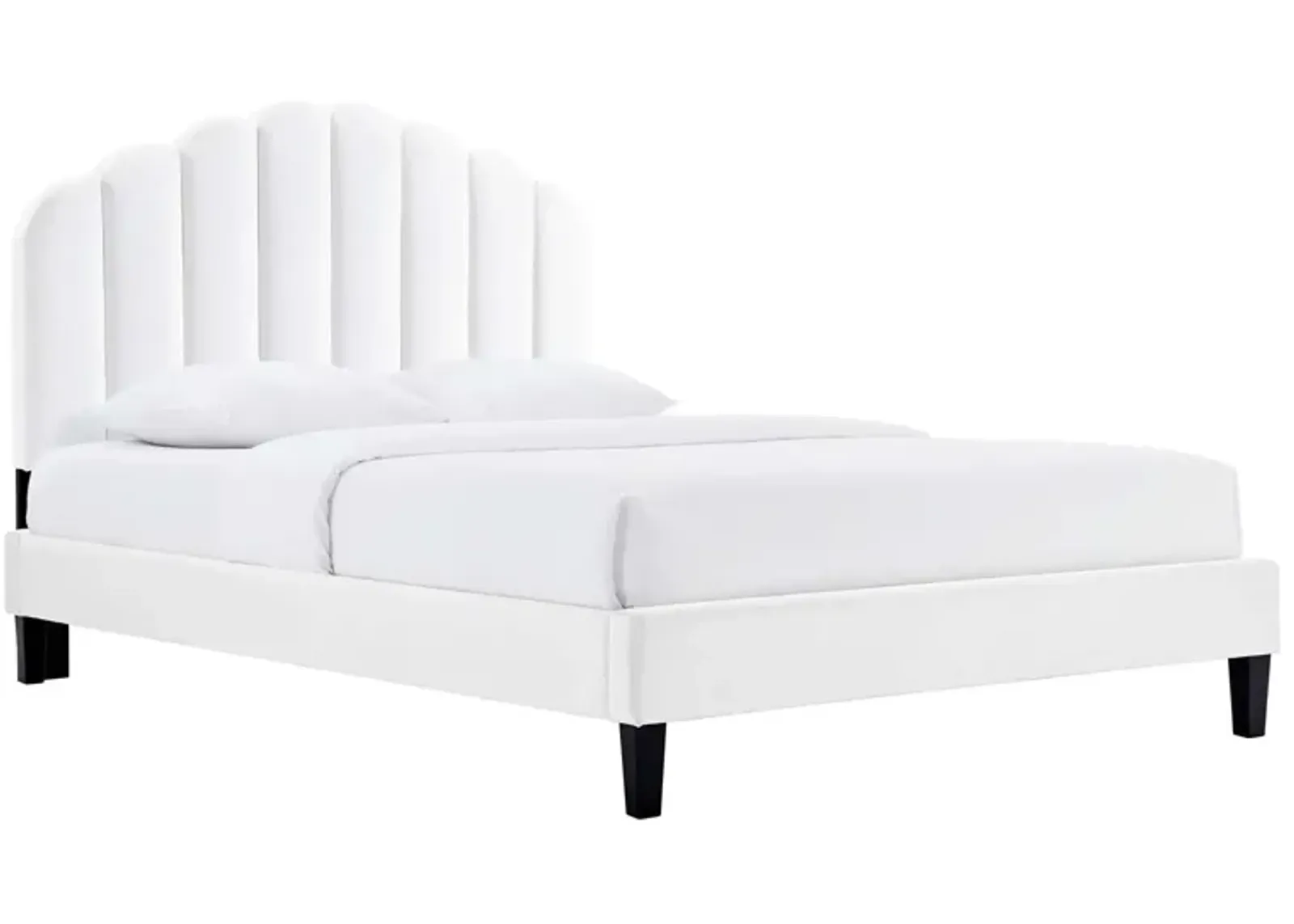 Modway - Daisy Performance Velvet Queen Platform Bed