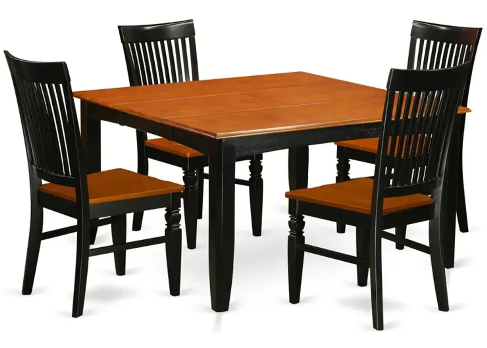 Dining Room Set Black & Cherry