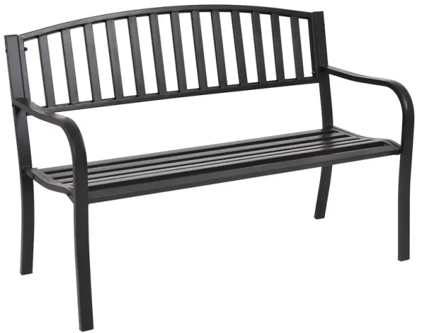 50 Inch Patio Garden Bench Loveseats for Outdoor