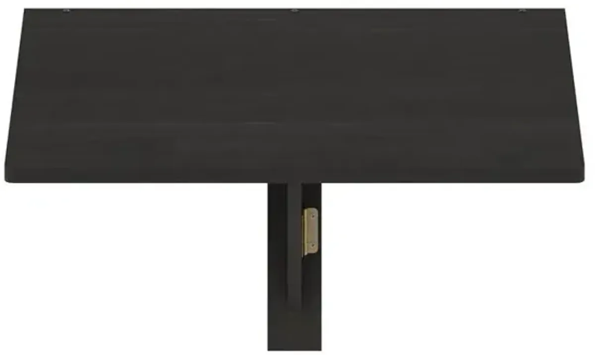 Hermite Wall Mounting Folding Table, Espresso