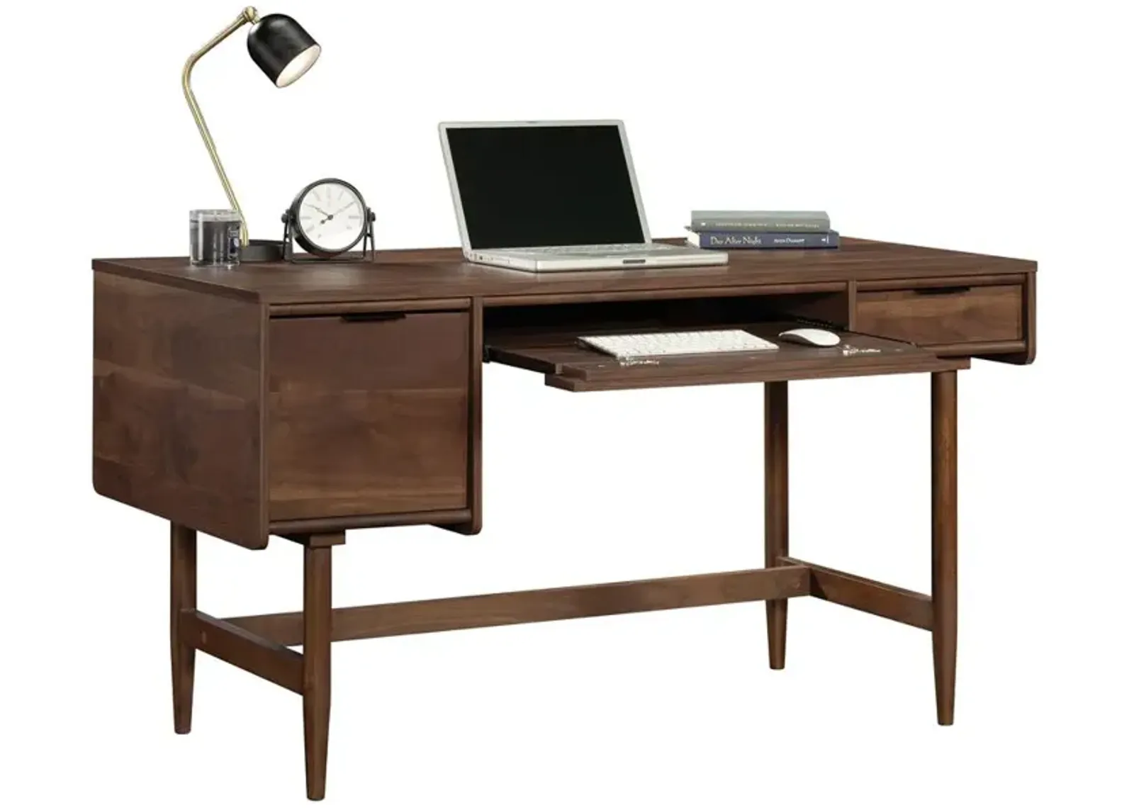 Sauder Clifford Place Desk in Grand Walnut