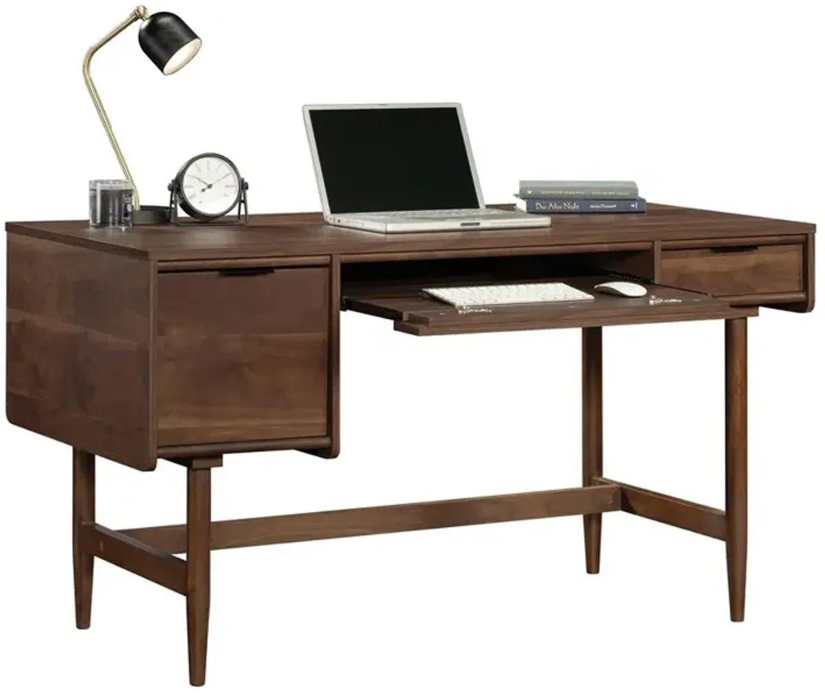 Sauder Clifford Place Desk in Grand Walnut