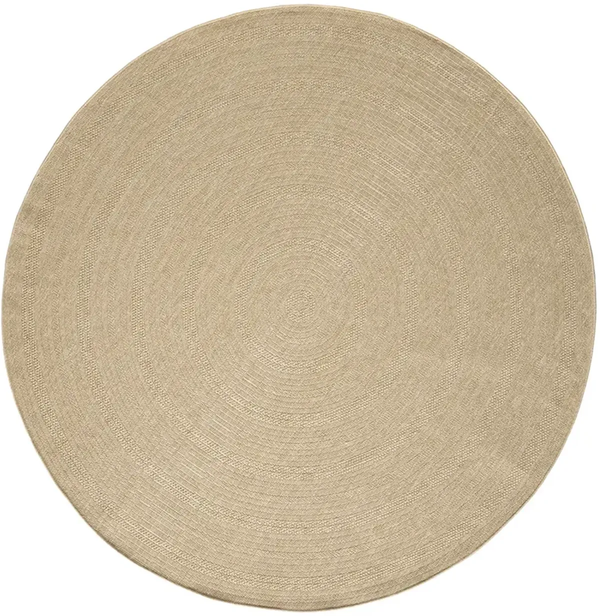 Tulum TLM04 Taupe/Ivory 8' x Round Rug
