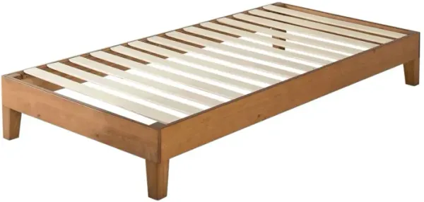 Sleek Modern Solid Wood Platform Bed Frame for Stylish Bedroom Design