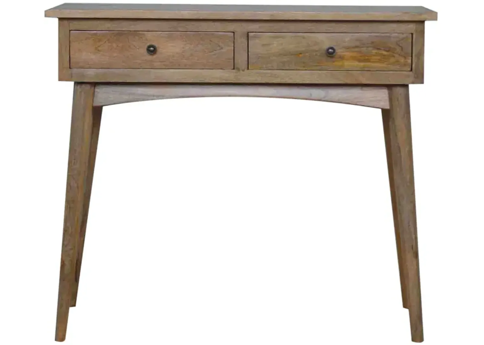 Hallway  Solid Wood 2 Drawer Console Table