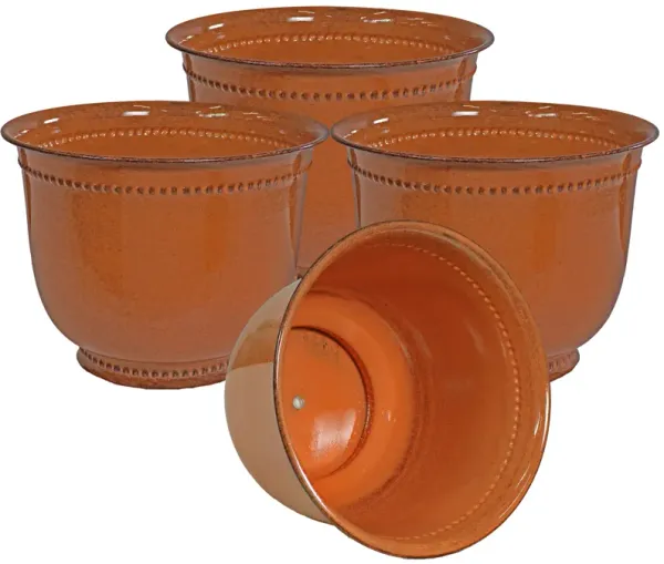 Michael Metal Outdoor Planter Set of 4