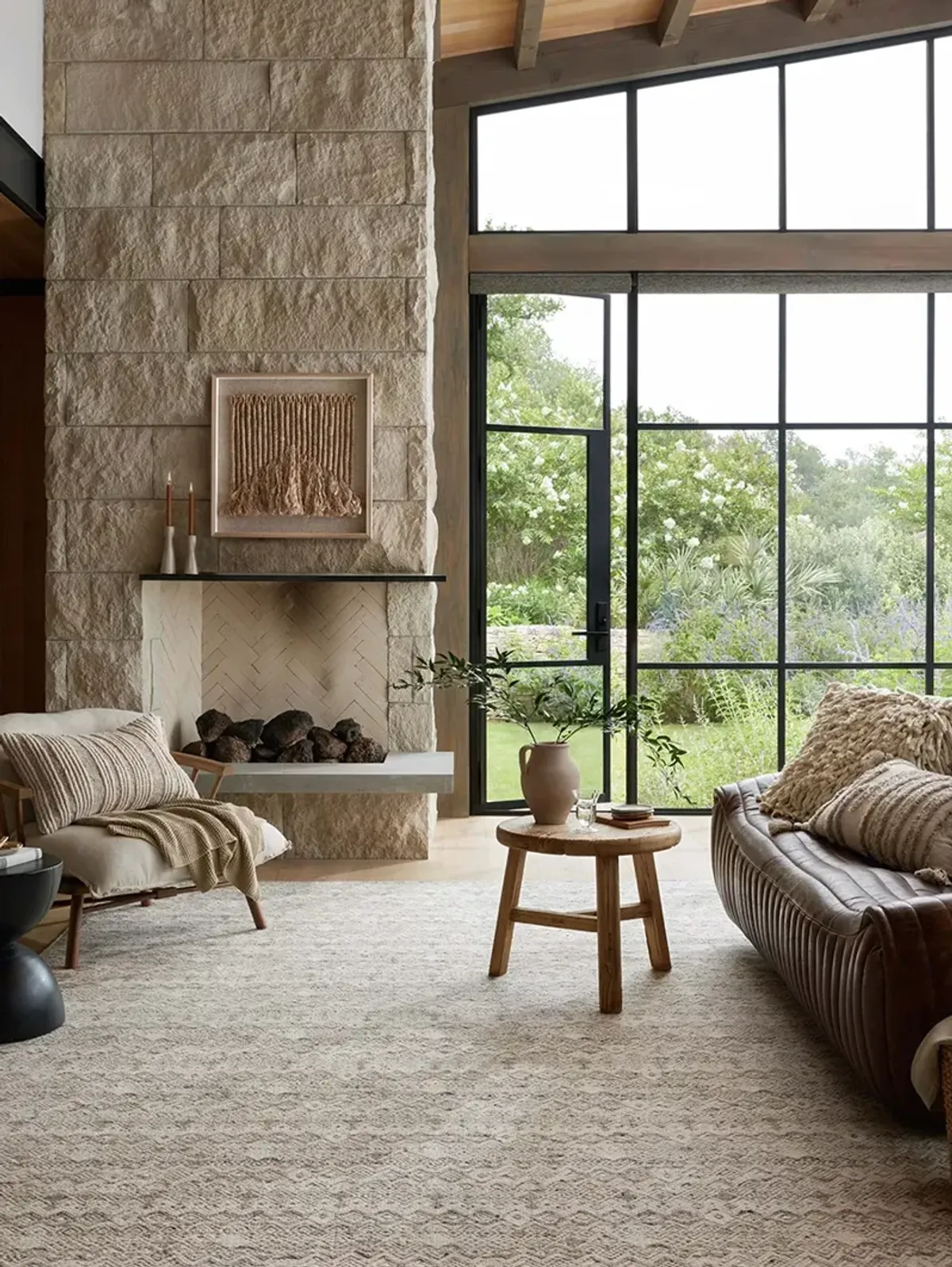 Raven RAV-03 Dove / Ivory 8''6" x 11''6" Rug by