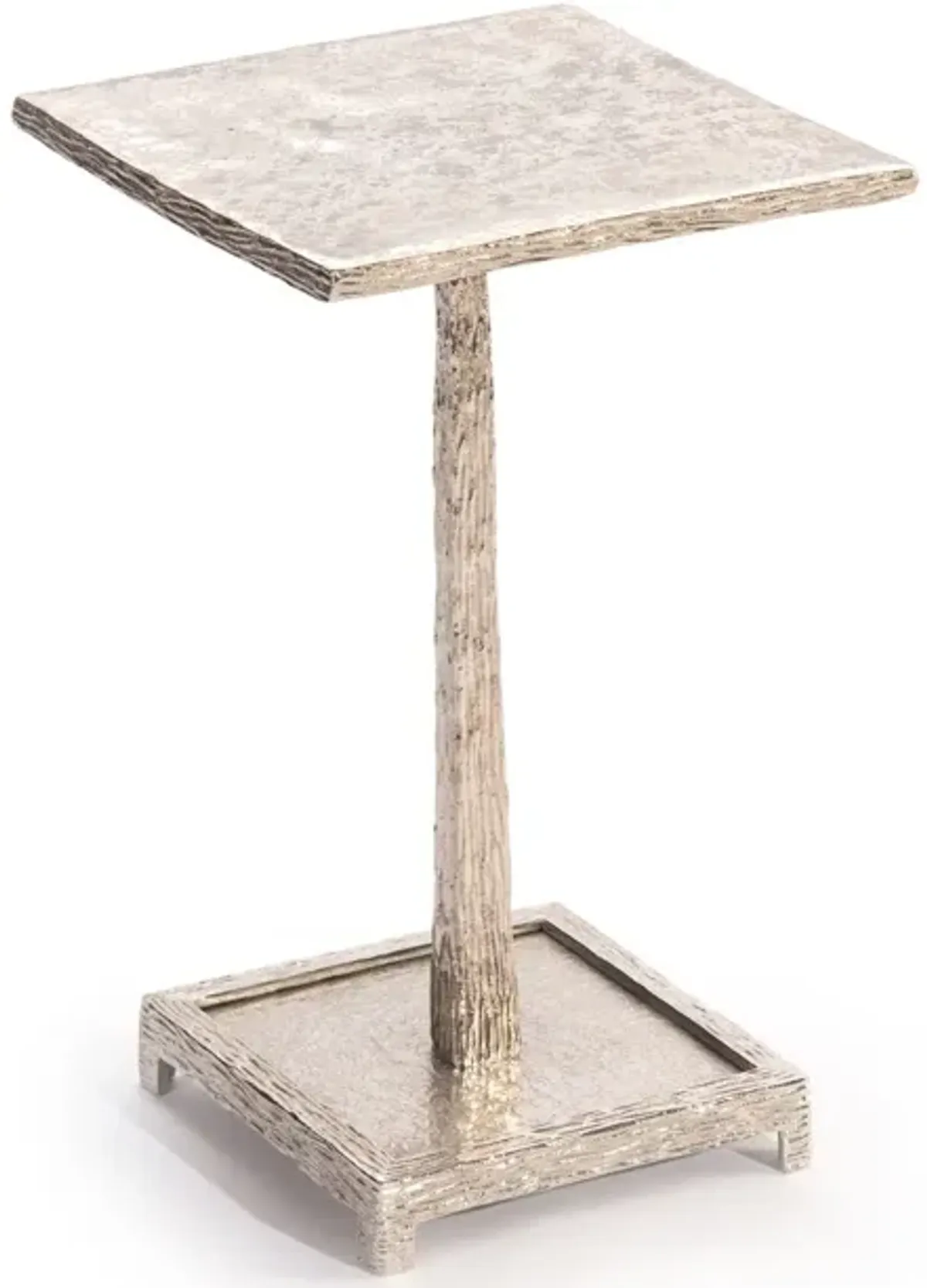 Textured Nickel Martini Table