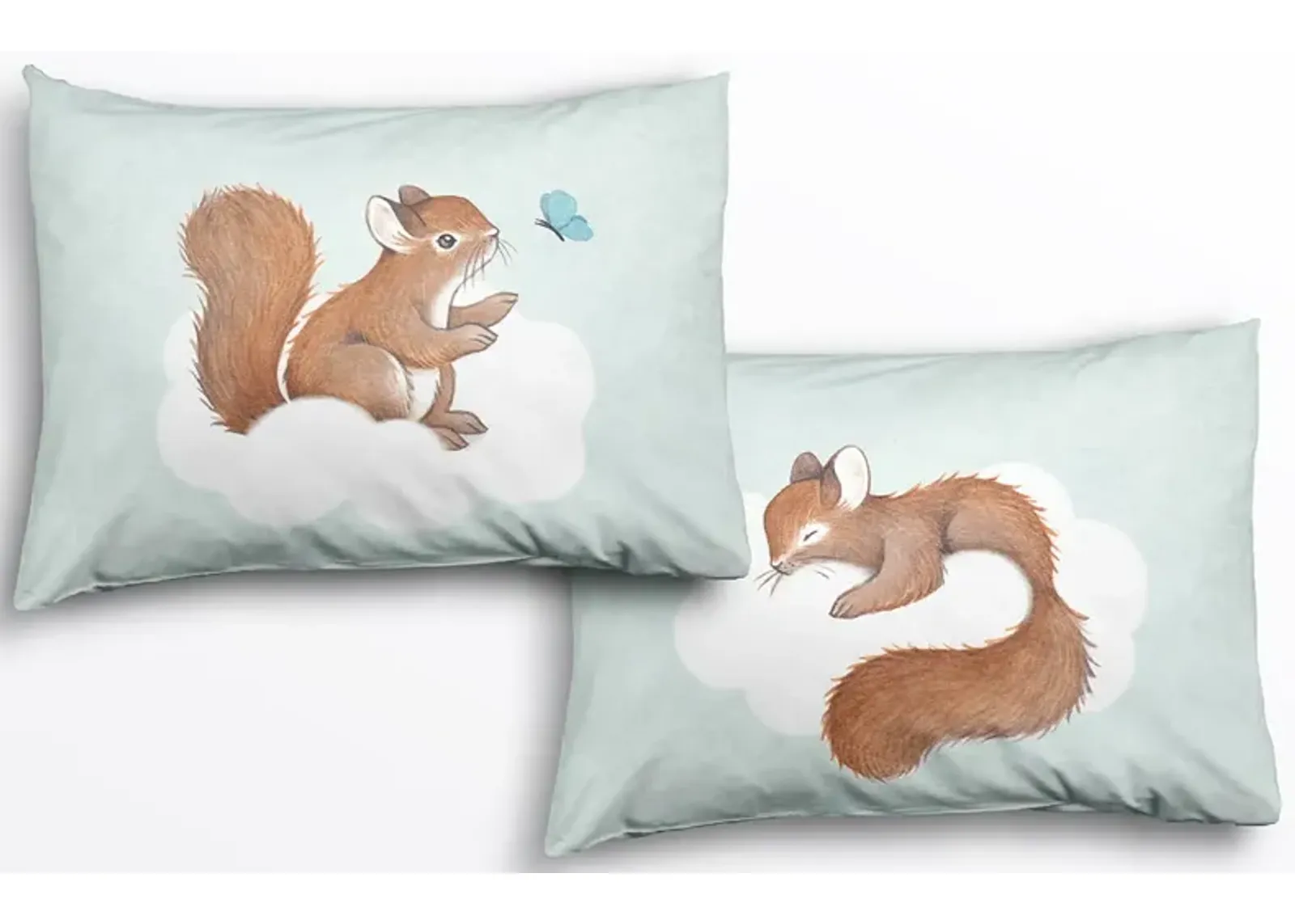 2 pack Enchanted Forest Standard Pillowcase Set - 100% Cotton