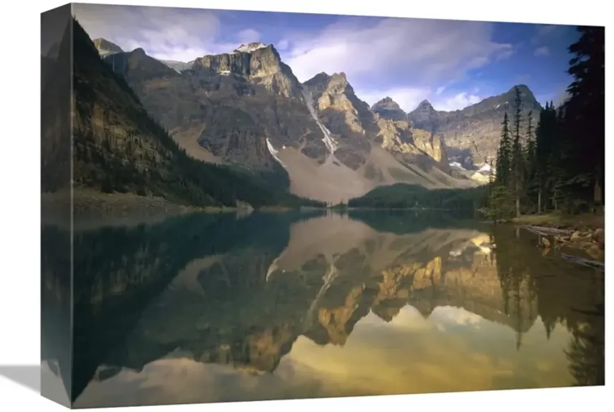 Wenkchemna peaks and moraine lake, Banff National Park, Alberta, Canada-Canvas Art-16x12