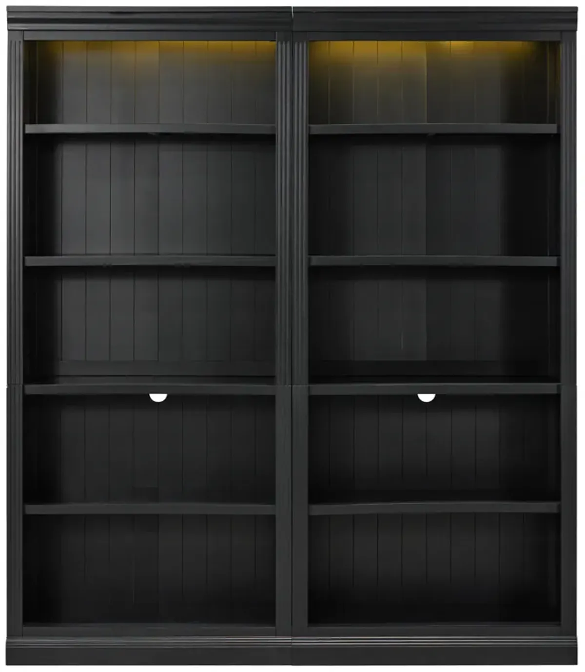 Merax 10-Tier Solid Wood & Thickened MDF Bookcase Suite
