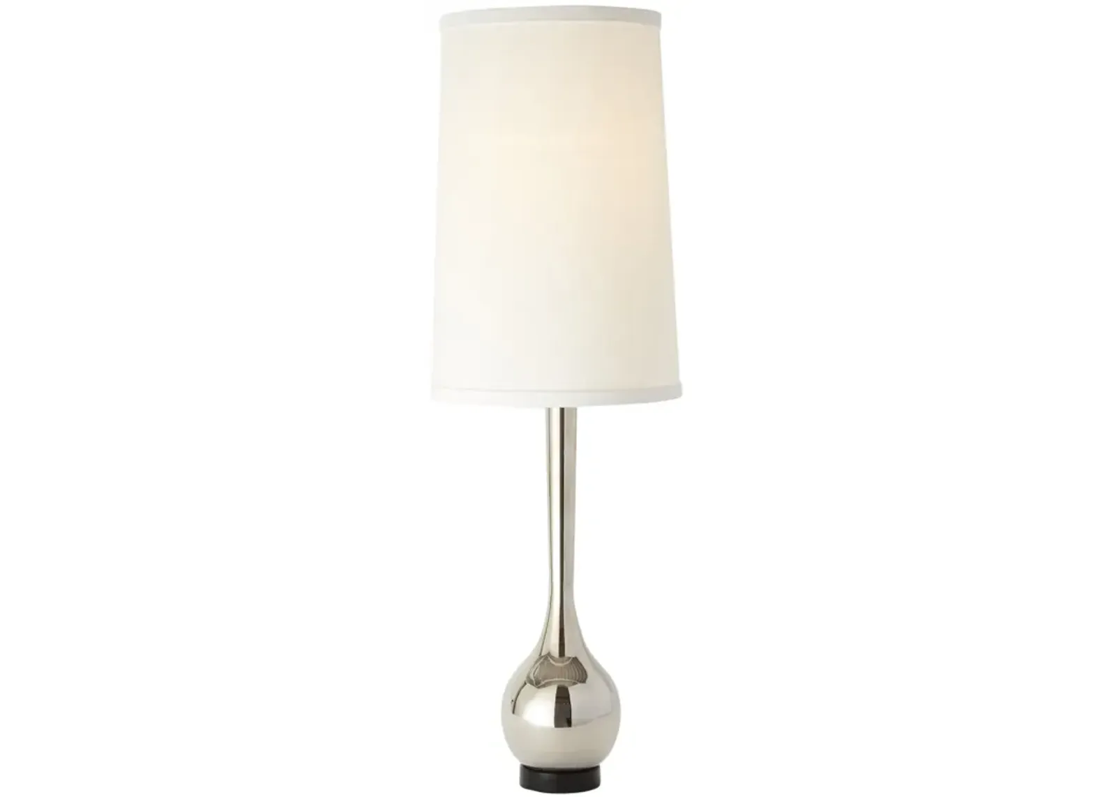 Bulb Vase Table Lamp-Silver