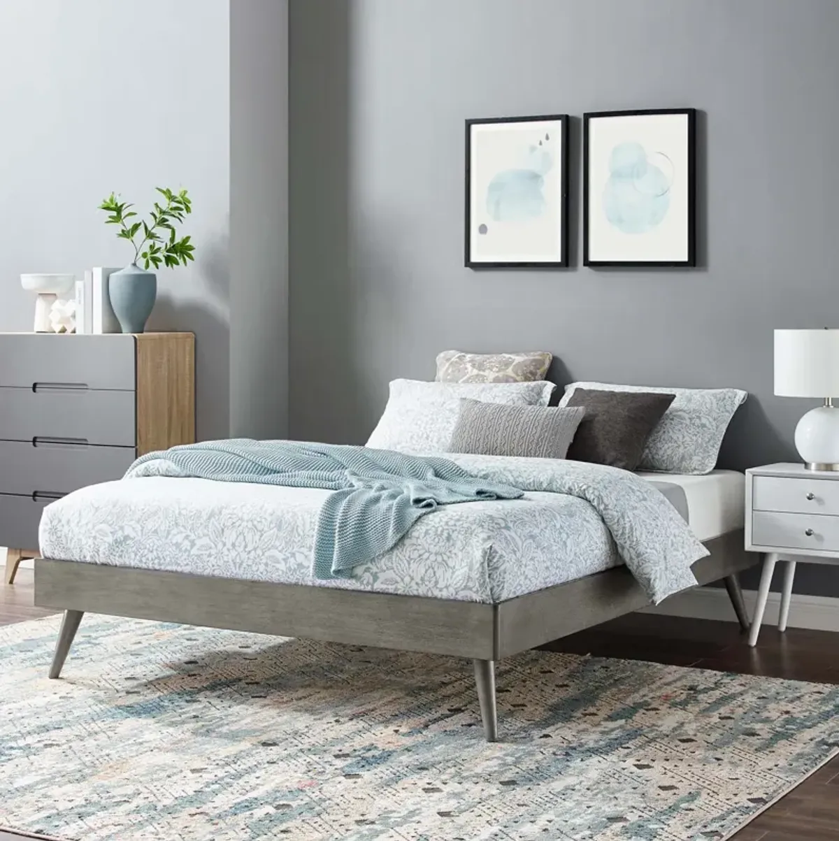 Modway - Margo Queen Wood Platform Bed Frame