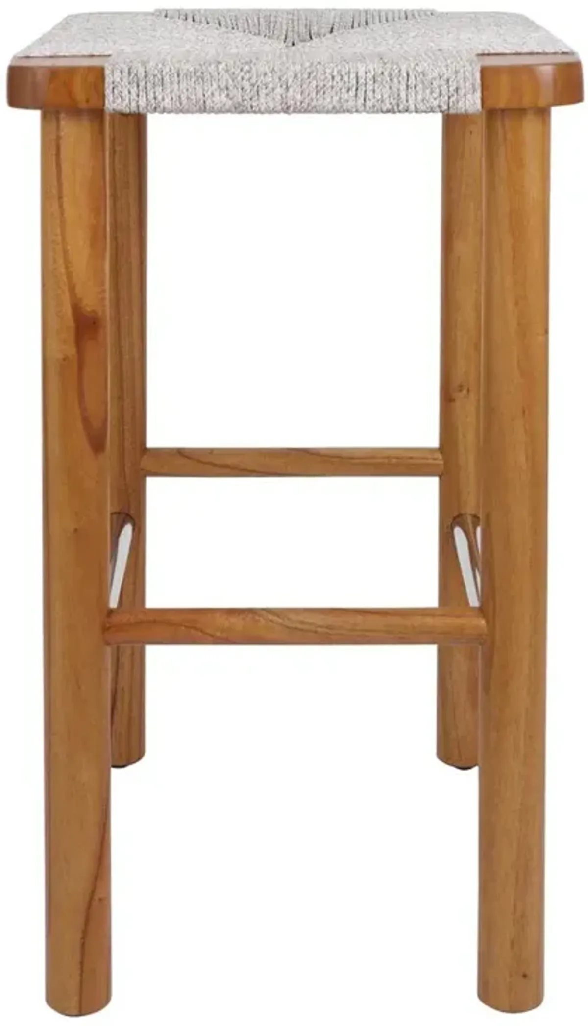 Elio Wood Counter Stool w/ Rope