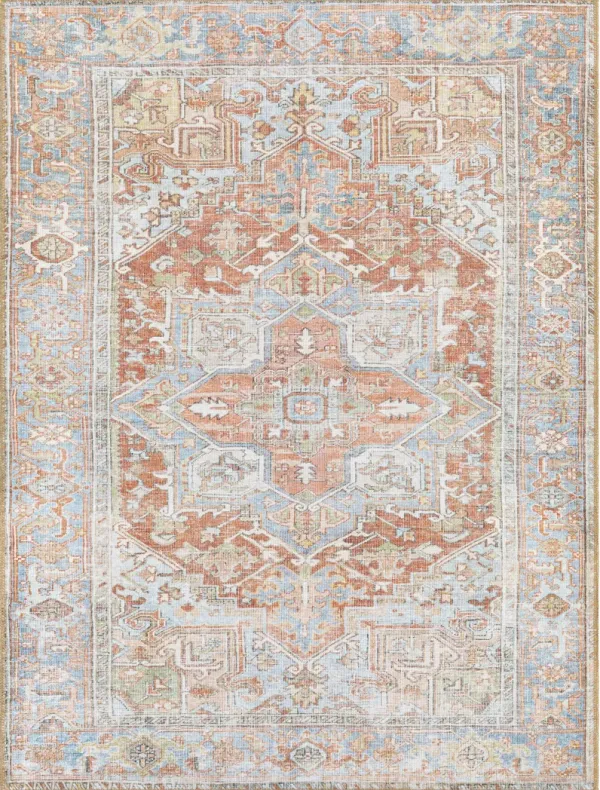 Alanya ALY-2305 2'7' x 7'3' Brown Rug