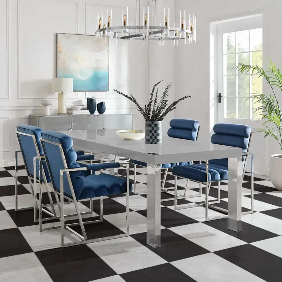 Inspired Home Coralynn  Dining Table