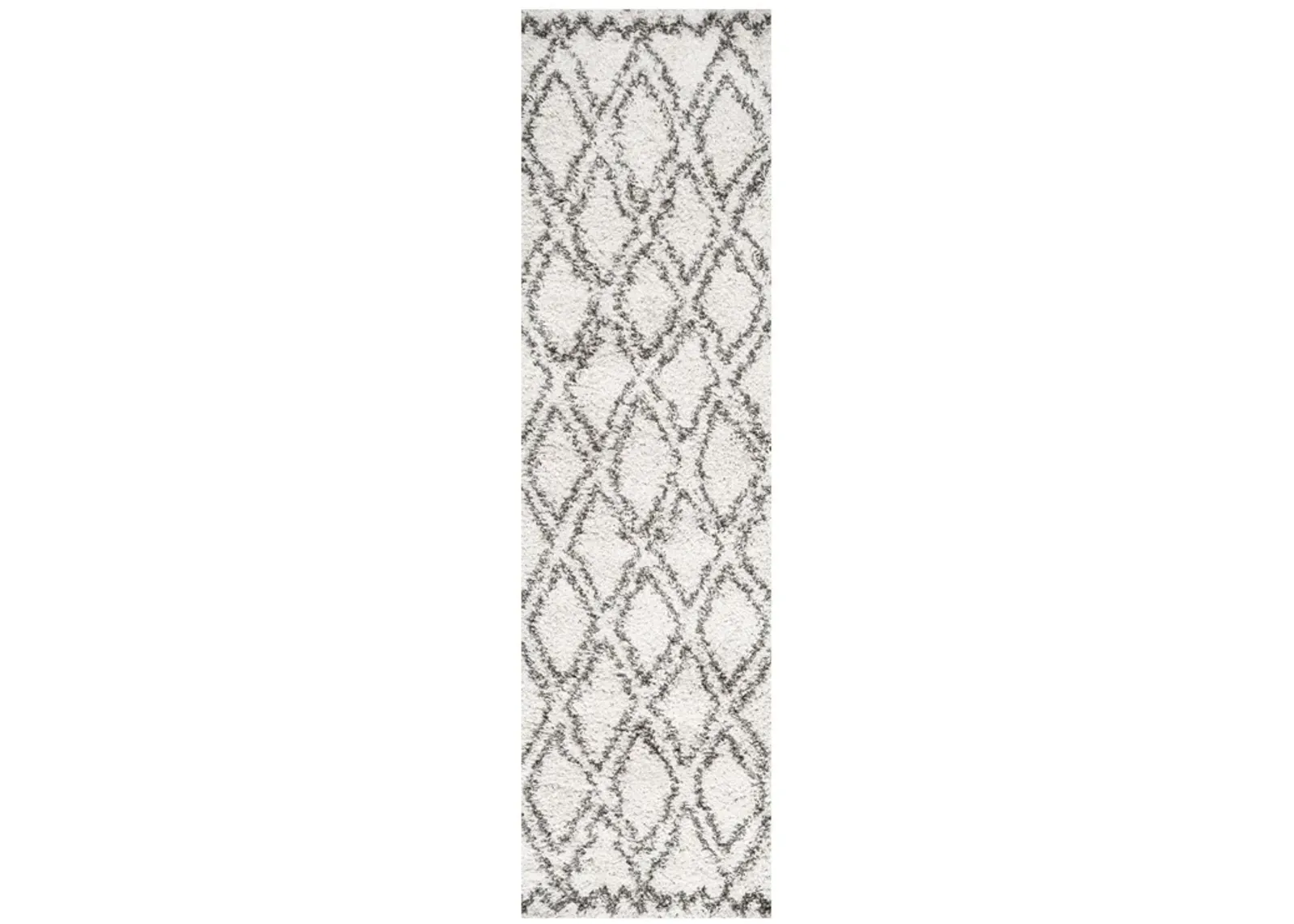 Soller Diamond Trellis Shag Area Rug