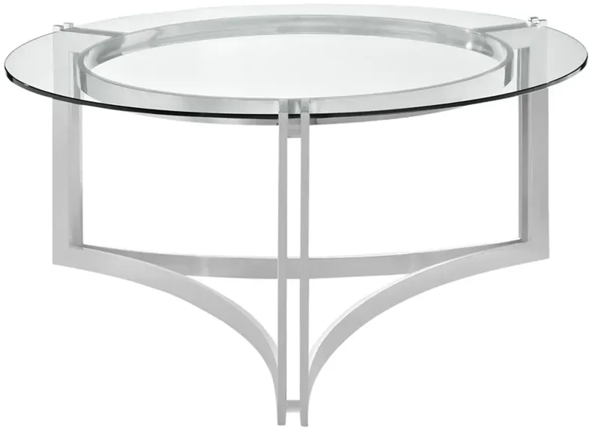 Modway Signet Stainless Steel Coffee Table