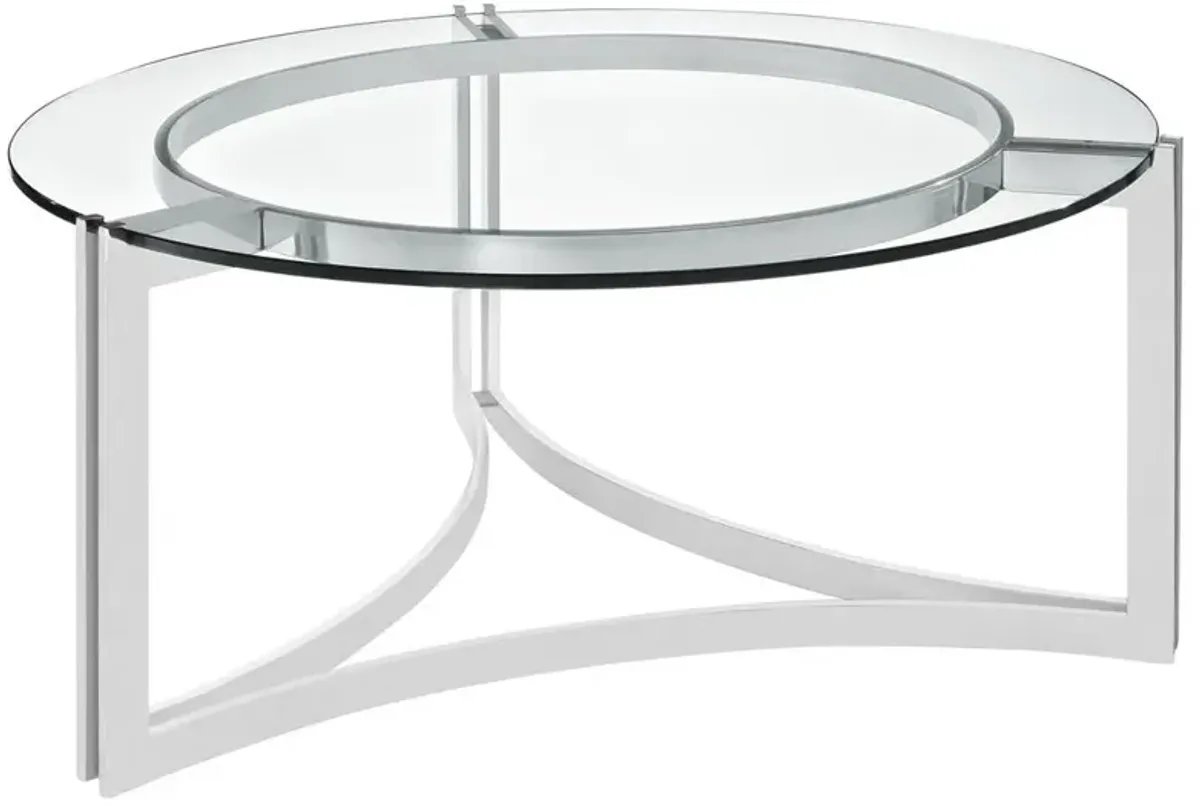 Modway Signet Stainless Steel Coffee Table