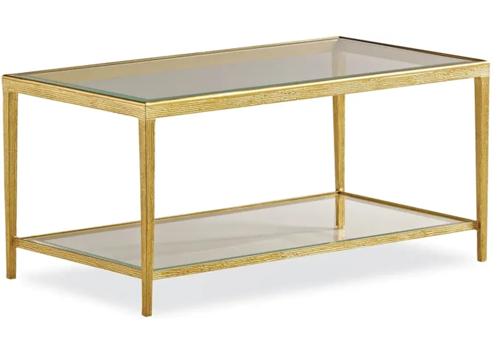 Jinx Brass Rectangle Cocktail Table