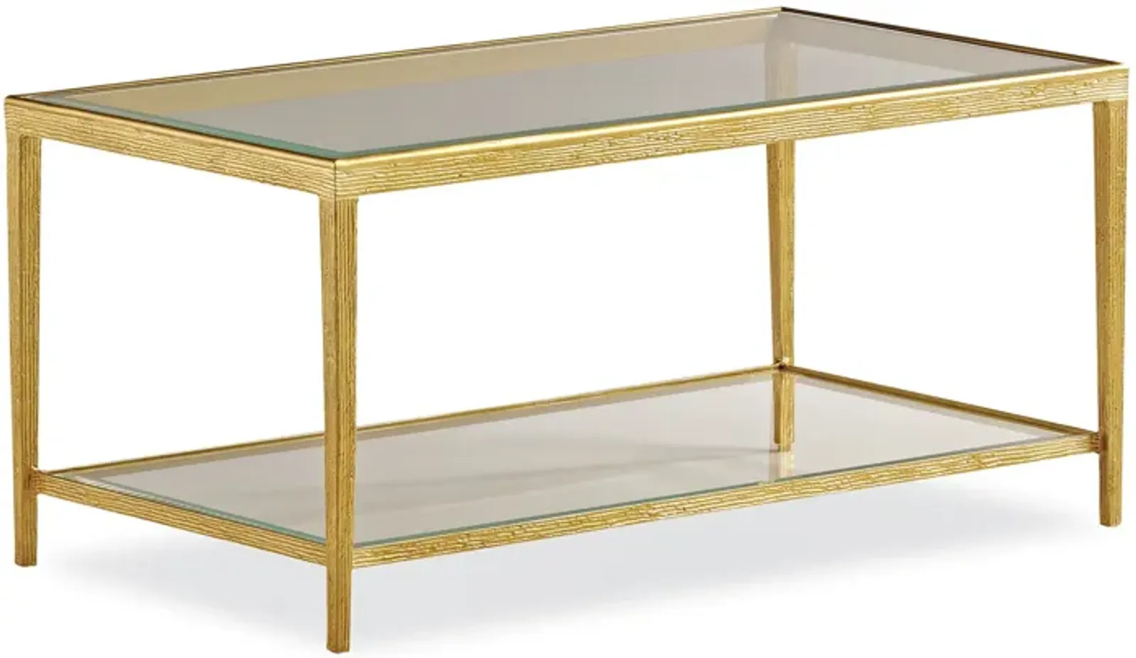 Jinx Brass Rectangle Cocktail Table