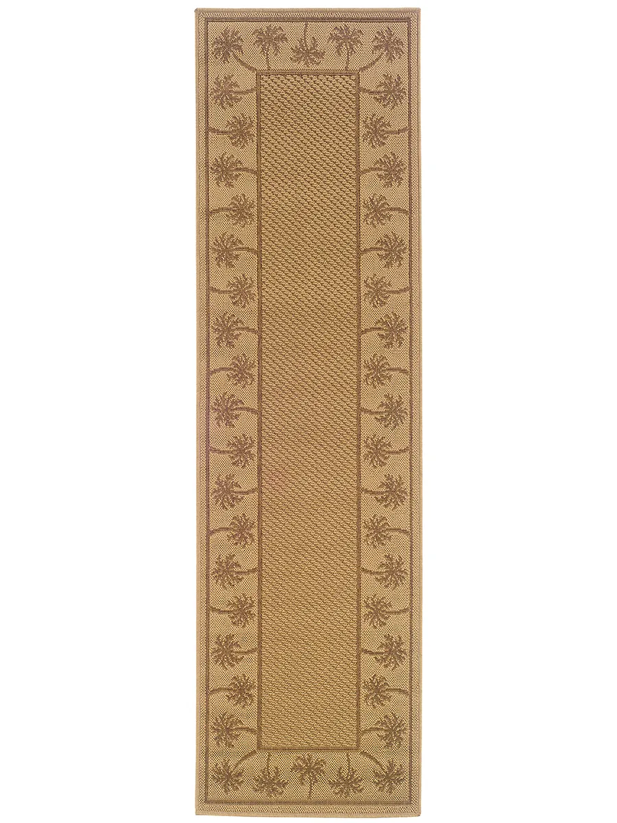 Lanai 2'3" x 7'6" Beige Rug