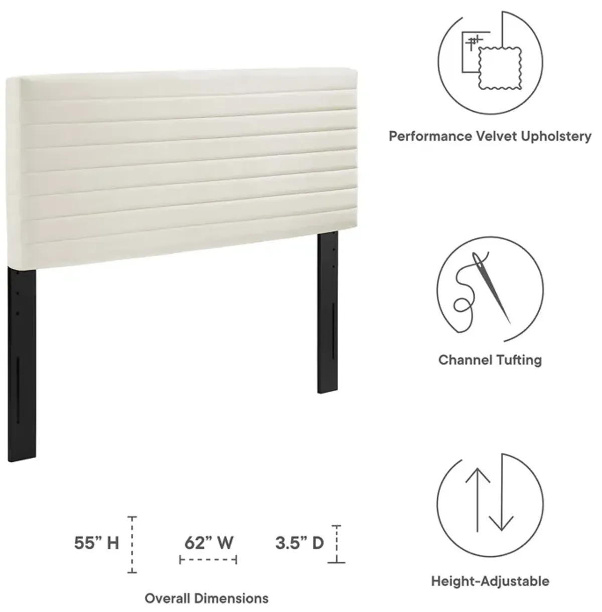 Modway - Tranquil Full/Queen Headboard