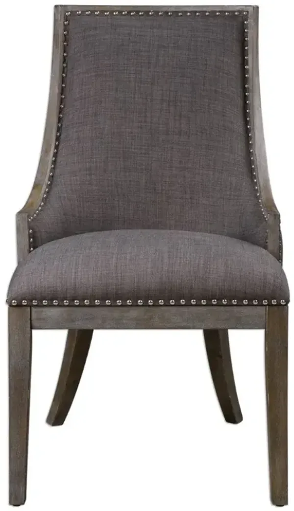 212 Main 23305 Aidrian Charcoal Gray Accent Chair
