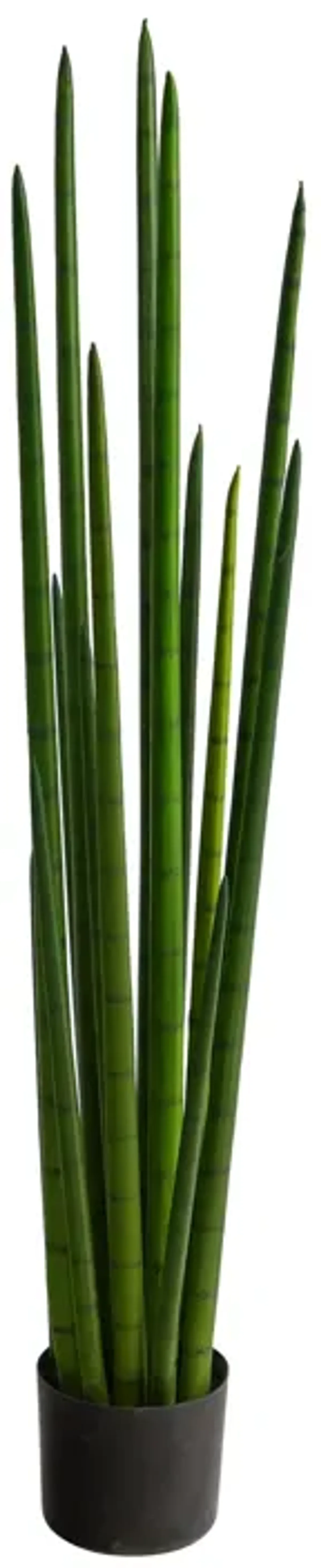 Hivvago 4" Sansevieria Snake Artificial Plant