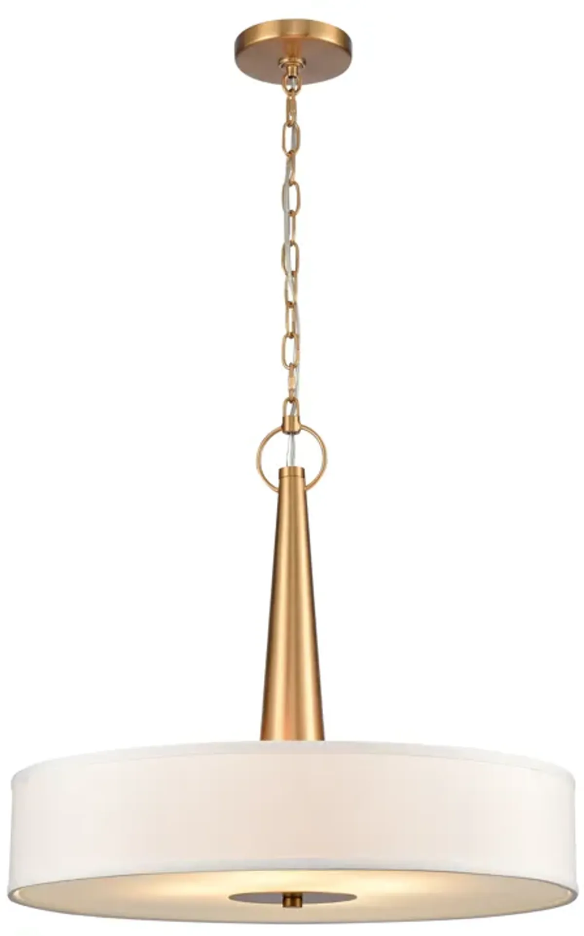 Leo 22'' Wide Gold 4-Light Pendant