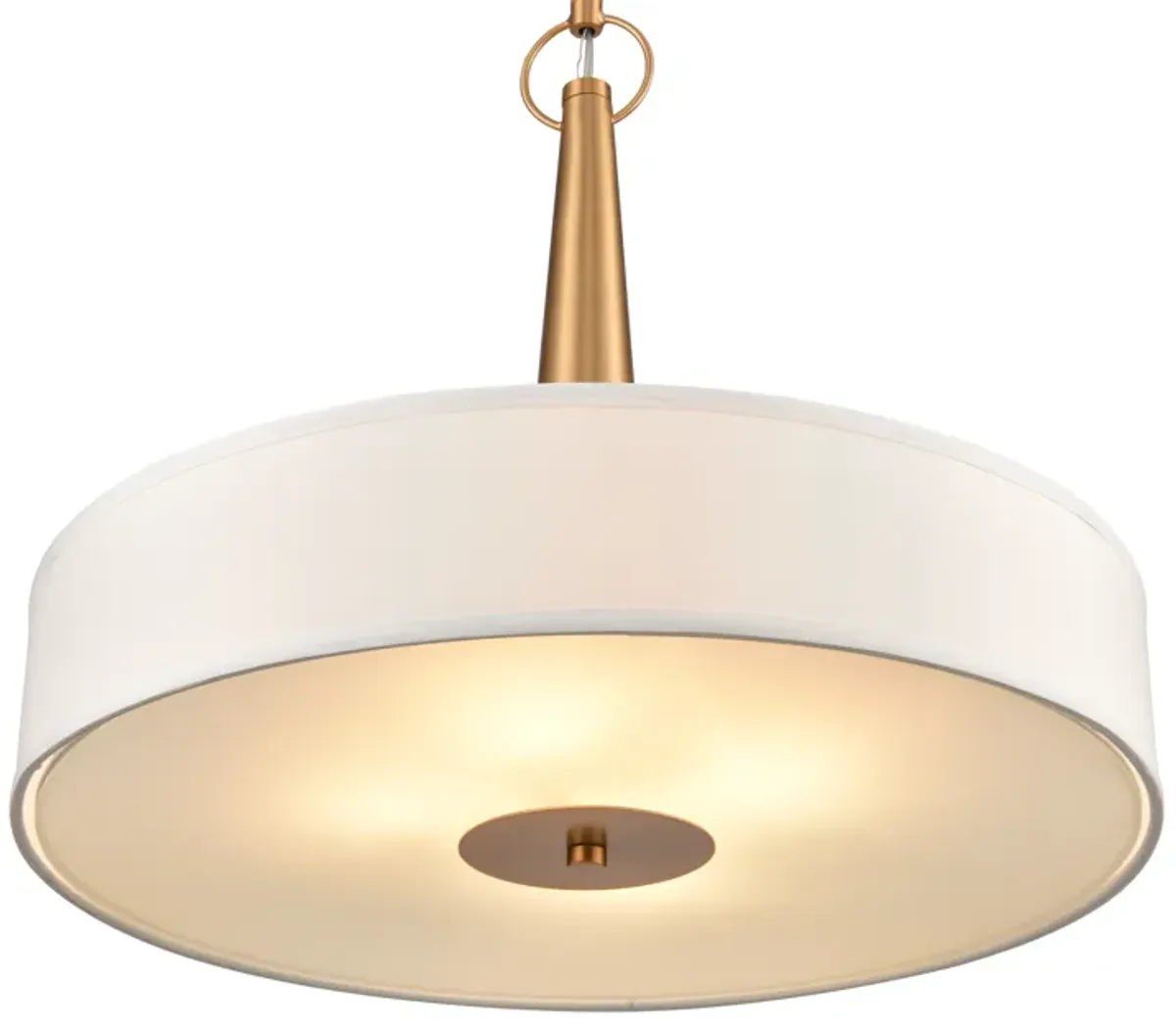 Leo 22'' Wide Gold 4-Light Pendant