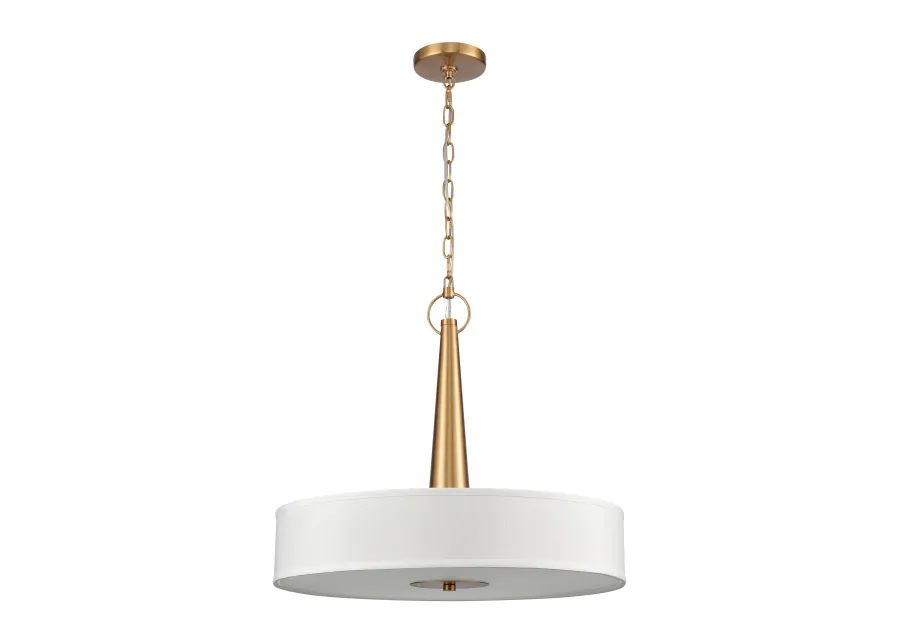 Leo 22'' Wide Gold 4-Light Pendant