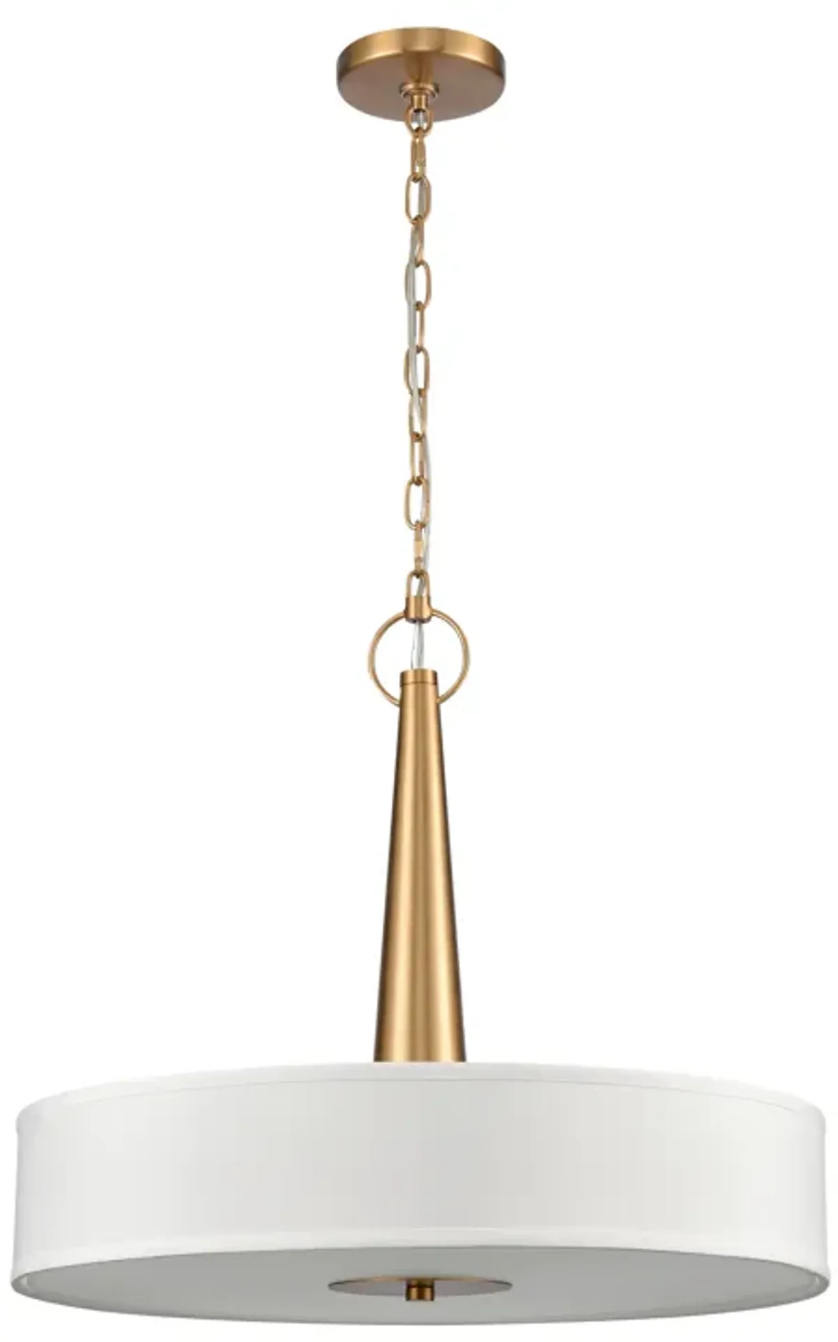 Leo 22'' Wide Gold 4-Light Pendant