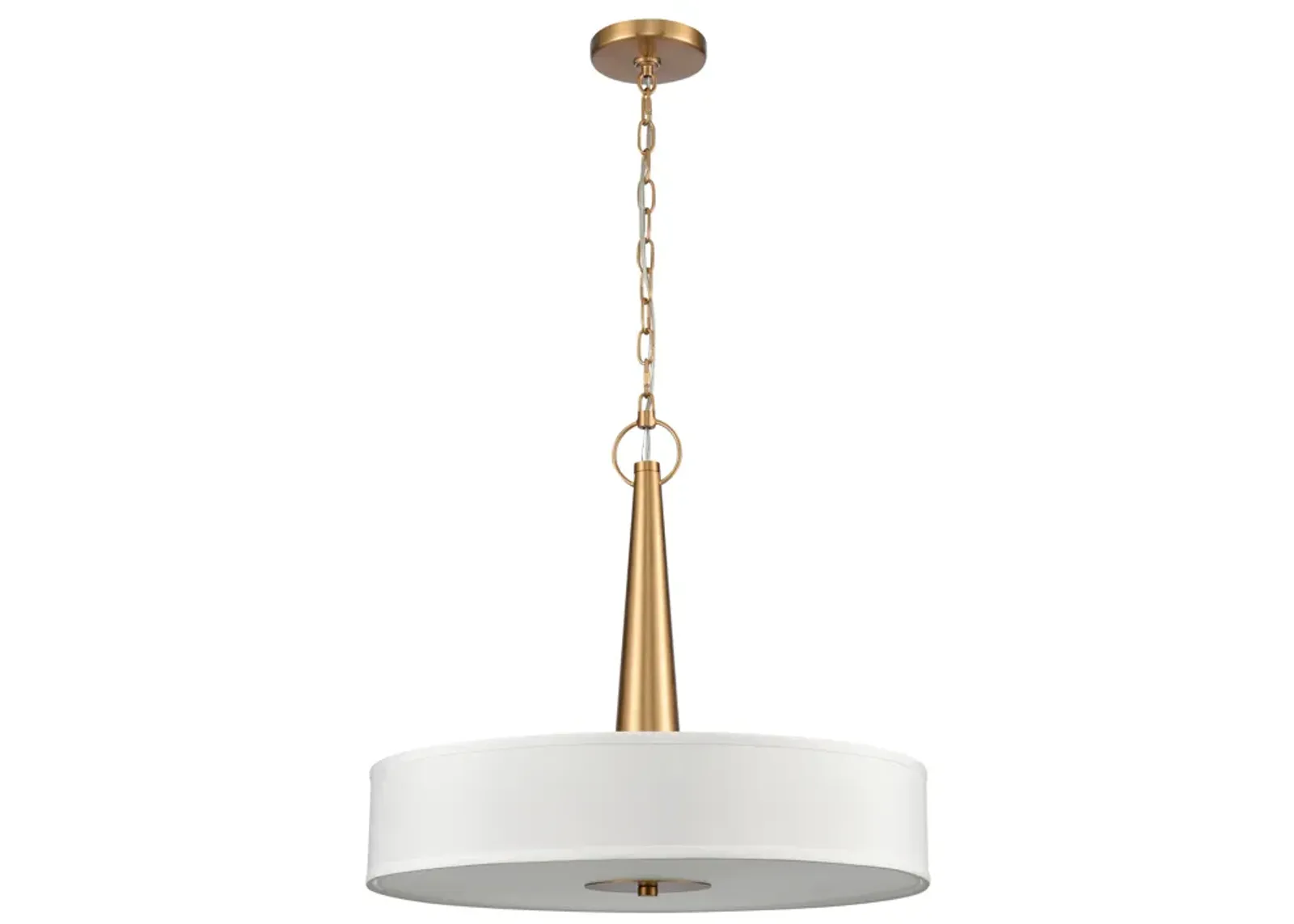 Leo 22'' Wide Gold 4-Light Pendant